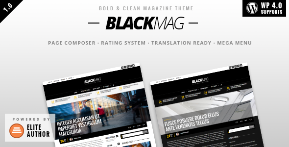 ThemeForest BLACKMAG Bold & Clean Magazine Theme 9082673 ThemeForest BLACKMAG Bold & Clean Magazine Theme 9082673