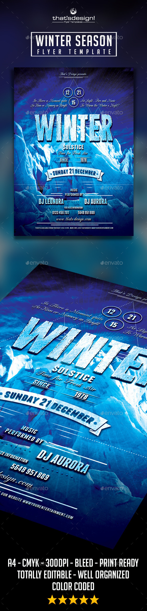 GraphicRiver Winter Season Flyer Template 9083598 GraphicRiver Winter Season Flyer Template 9083598
