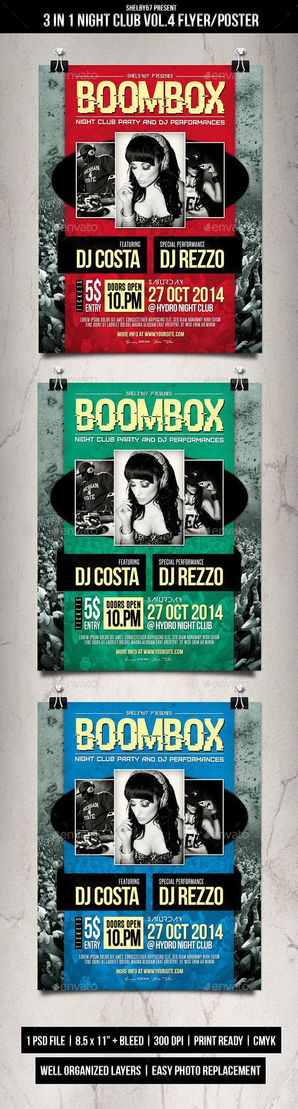 GraphicRiver Night Club Event Flyer Poster Vol.4 9085886 GraphicRiver Night Club Event Flyer Poster Vol.4 9085886