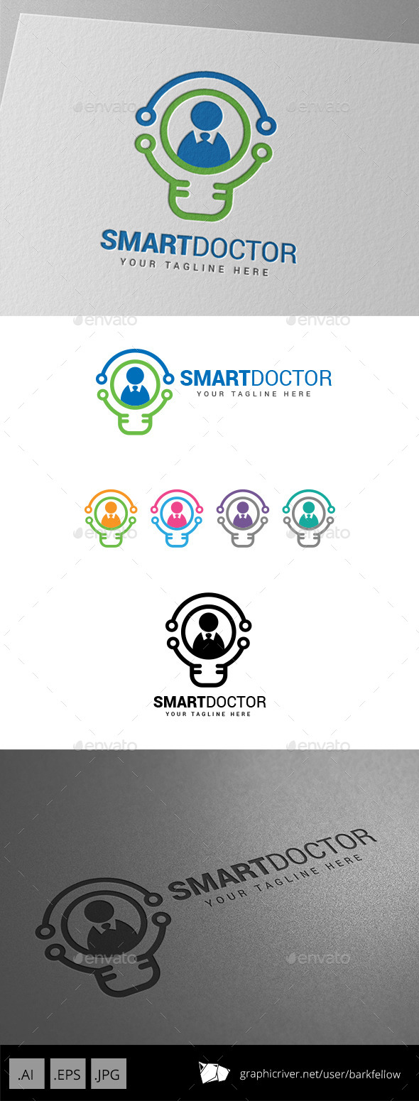 GraphicRiver Smart Innovation Doctor Logo 9086092 GraphicRiver Smart Innovation Doctor Logo 9086092