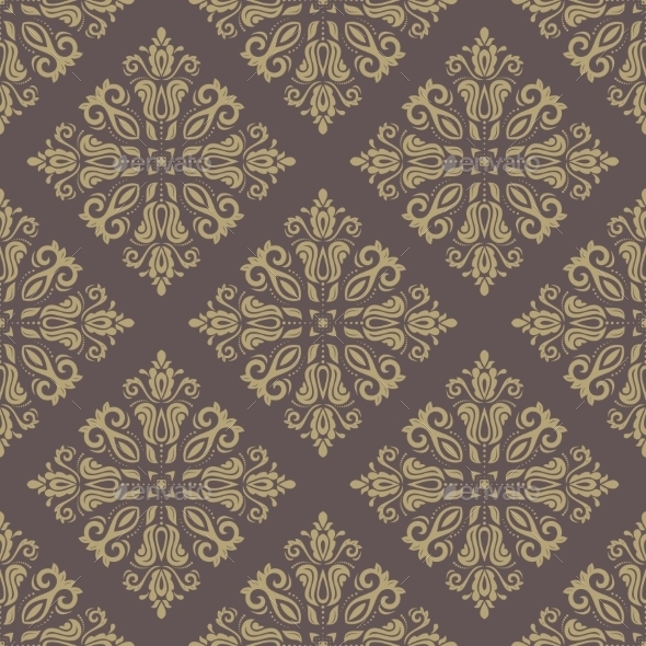 Orient Seamless Vector Pattern Abstract Background Orient Seamless Vector Pattern Abstract Background