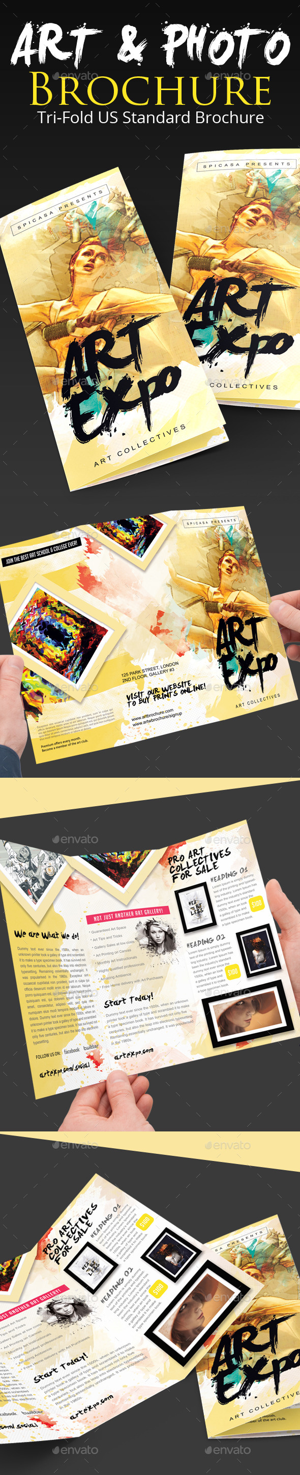 GraphicRiver Art Show Expo Trifold Brochure 9087630 GraphicRiver Art Show Expo Trifold Brochure 9087630