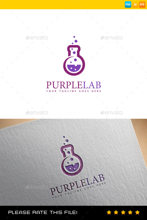 GraphicRiver Lab Logo 9088233 GraphicRiver Lab Logo 9088233