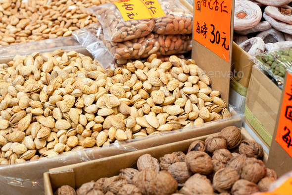 Almonds at the Market