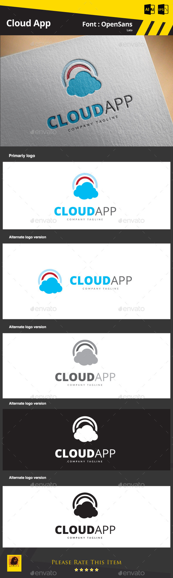 GraphicRiver Cloud App 9089145 GraphicRiver Cloud App 9089145