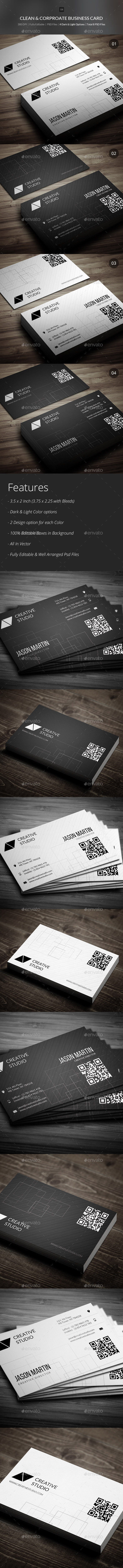 GraphicRiver Clean & Corporate Business Cards 04 9081226 GraphicRiver Clean & Corporate Business Cards 04 9081226