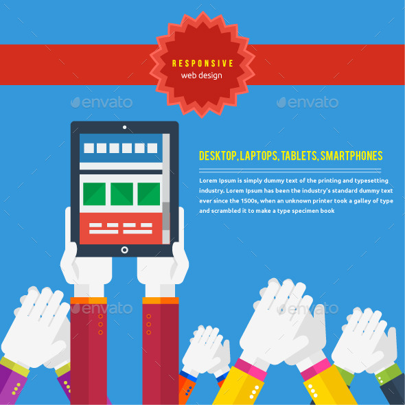 GraphicRiver Responsive Web Design Concept 9031889 GraphicRiver Responsive Web Design Concept 9031889