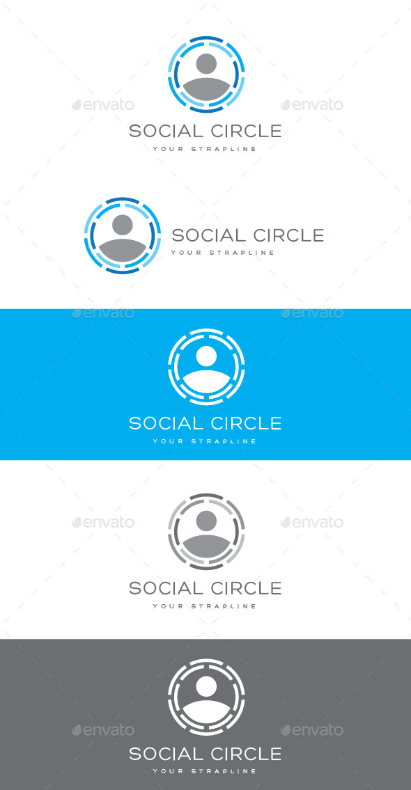 GraphicRiver Social Circle Logo 9089823 GraphicRiver Social Circle Logo 9089823