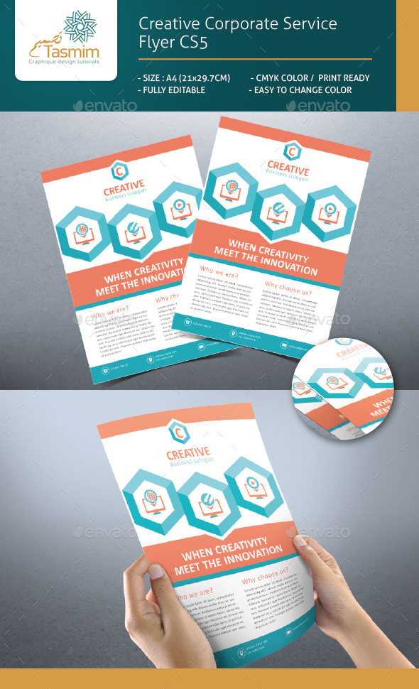 GraphicRiver Creative Corporate Service Flyer CS5 9089984 GraphicRiver Creative Corporate Service Flyer CS5 9089984