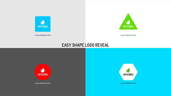 Easy Shape Logo Reveal Easy Shape Logo Reveal