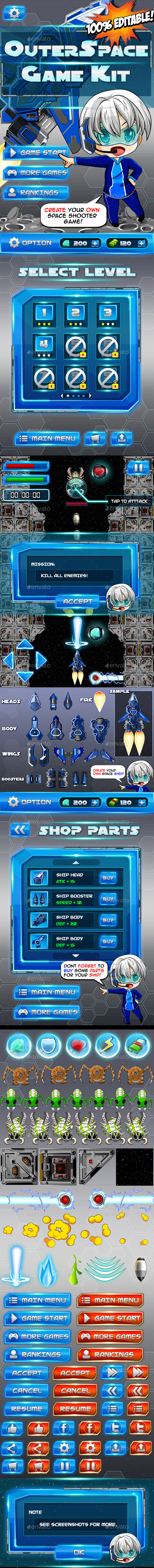 Outer Space Game Kit Outer Space Game Kit