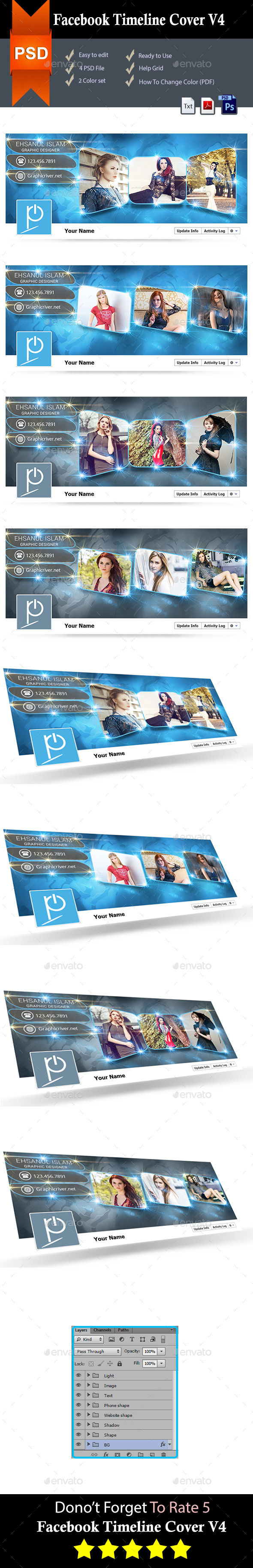 GraphicRiver Facebook Timeline Covers V4 9091443 GraphicRiver Facebook Timeline Covers V4 9091443