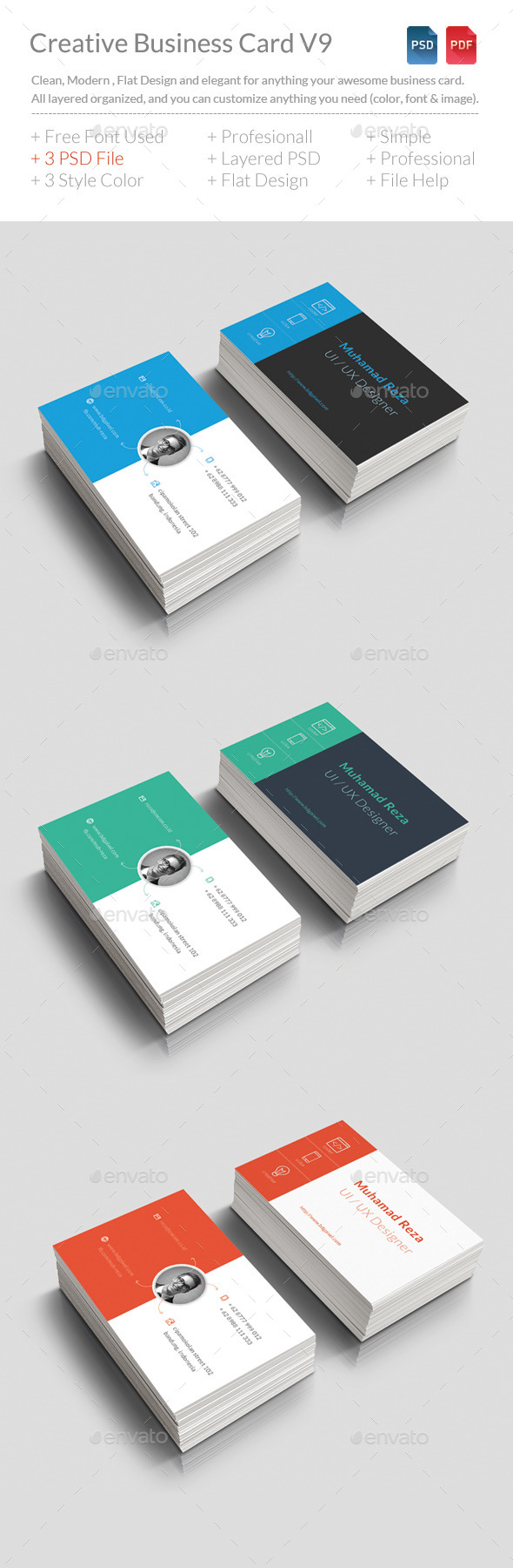 GraphicRiver Creative Business Card V9 9091478 GraphicRiver Creative Business Card V9 9091478
