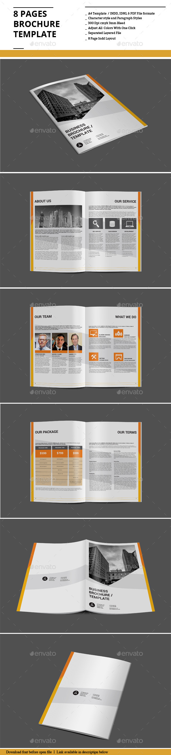 GraphicRiver 8 Pages Brochure Template 9027394 GraphicRiver 8 Pages Brochure Template 9027394