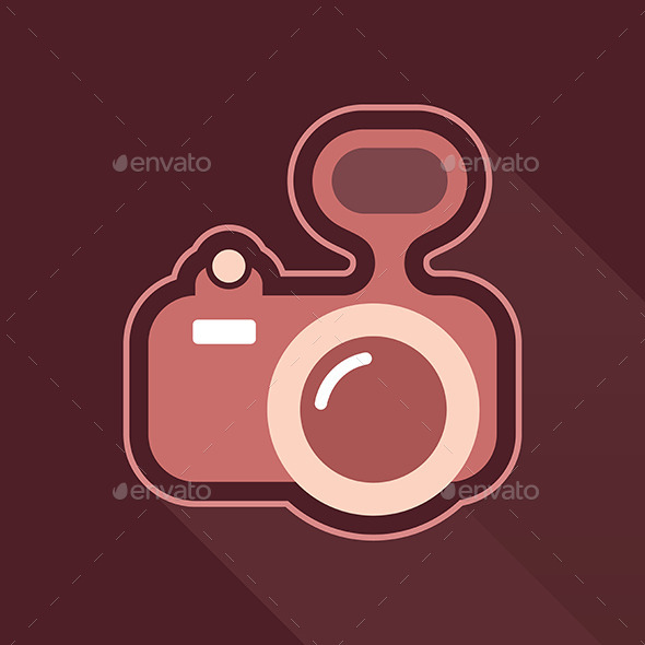 Camera Vector Icon (Man-made objects)