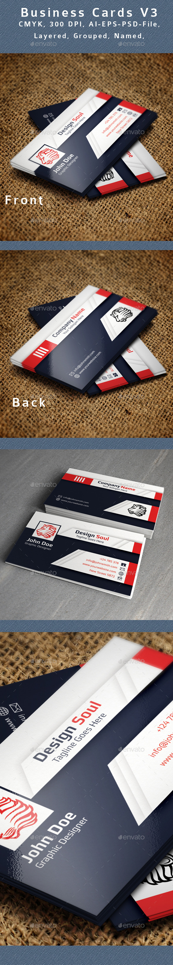 GraphicRiver Creative Business Card V3 9095019 GraphicRiver Creative Business Card V3 9095019