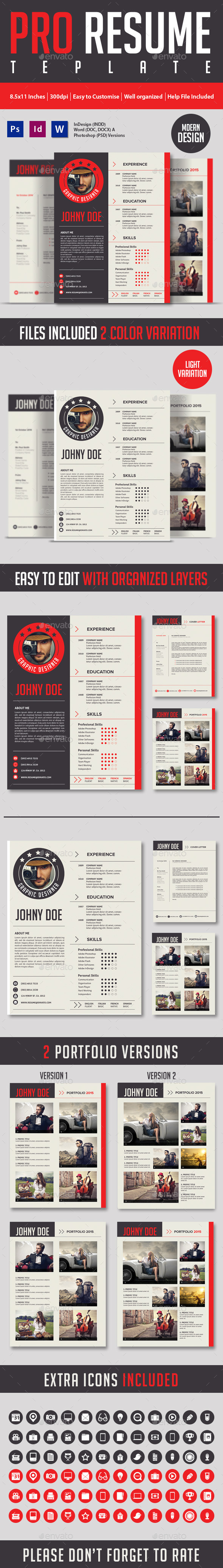 Modern And Profesional Resume Cv (Resumes)