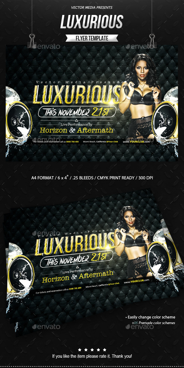 GraphicRiver Luxurious Flyer 9096956 GraphicRiver Luxurious Flyer 9096956