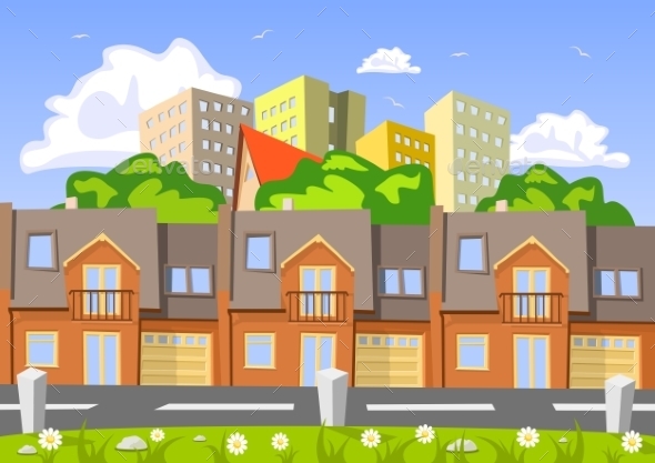 GraphicRiver Colorful Abstract Vector City Row Building 9098443 GraphicRiver Colorful Abstract Vector City Row Building 9098443