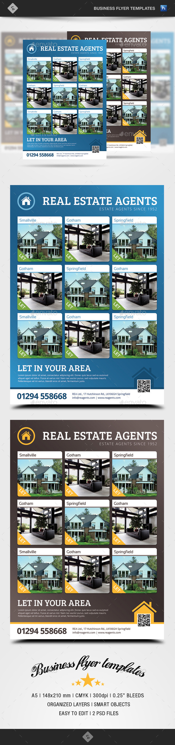 GraphicRiver Real Estate Flyer Template A5 9098774 GraphicRiver Real Estate Flyer Template A5 9098774