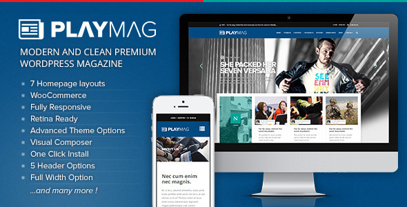 PlayMag - Creative Magazine & Shop WordPress Theme