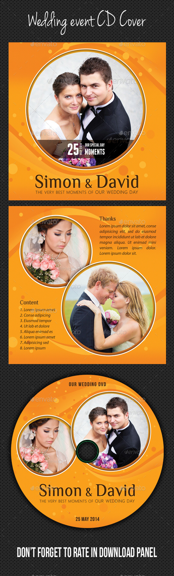 GraphicRiver Wedding Event CD Cover V03 9099285 GraphicRiver Wedding Event CD Cover V03 9099285