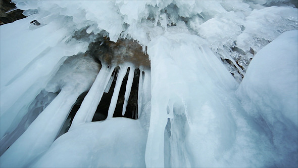 Panorama of Hanging Icicle 3 Panorama of Hanging Icicle 3