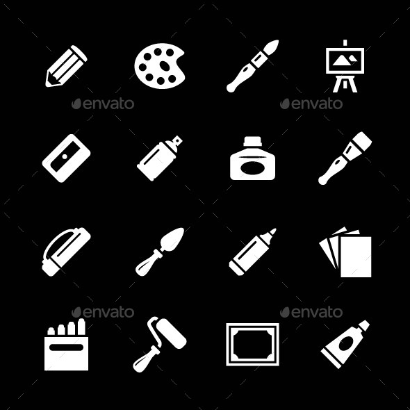 Set Icons of Art (Man-made objects)