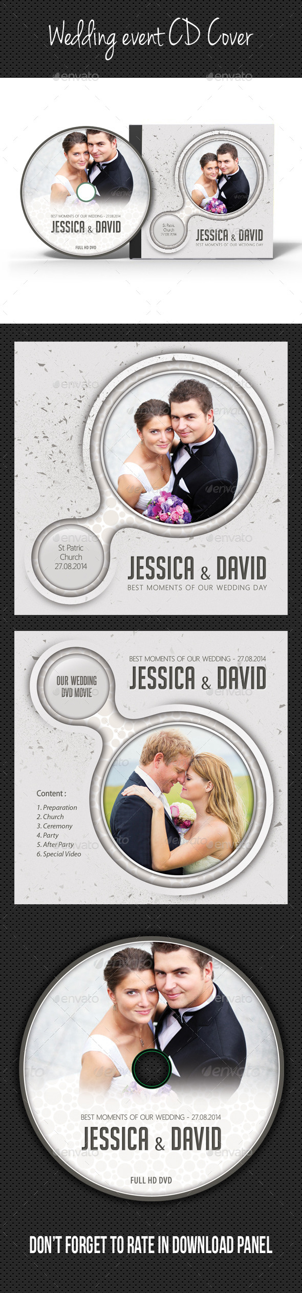 Wedding Event CD Cover V05 Wedding Event CD Cover V05