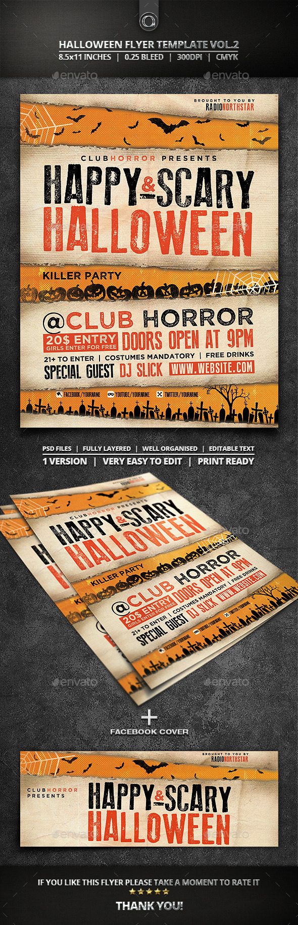 Halloween Flyer Template Vol.2