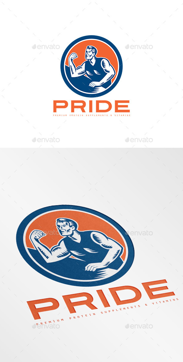 GraphicRiver Pride Premium Protein Supplement Logo 9102475 GraphicRiver Pride Premium Protein Supplement Logo 9102475