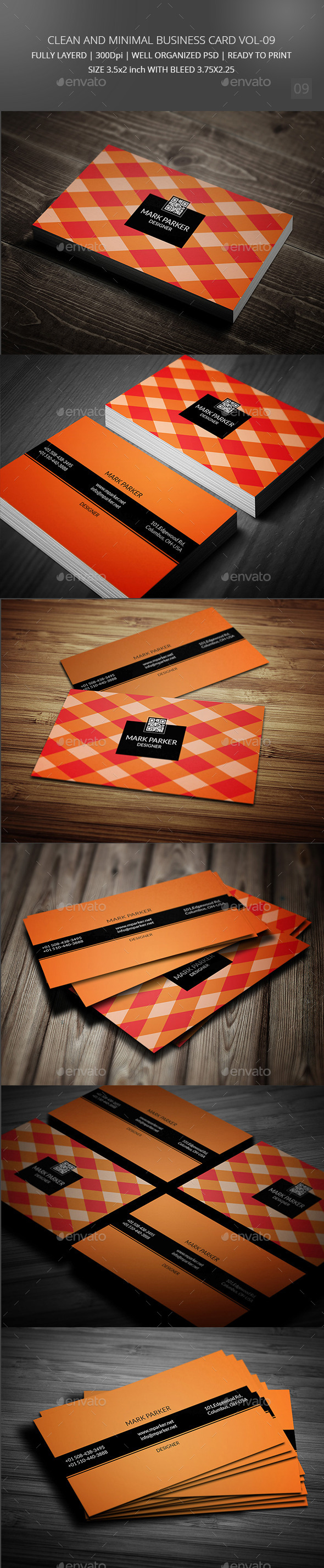 Clean and Creative Business Card Vol-09