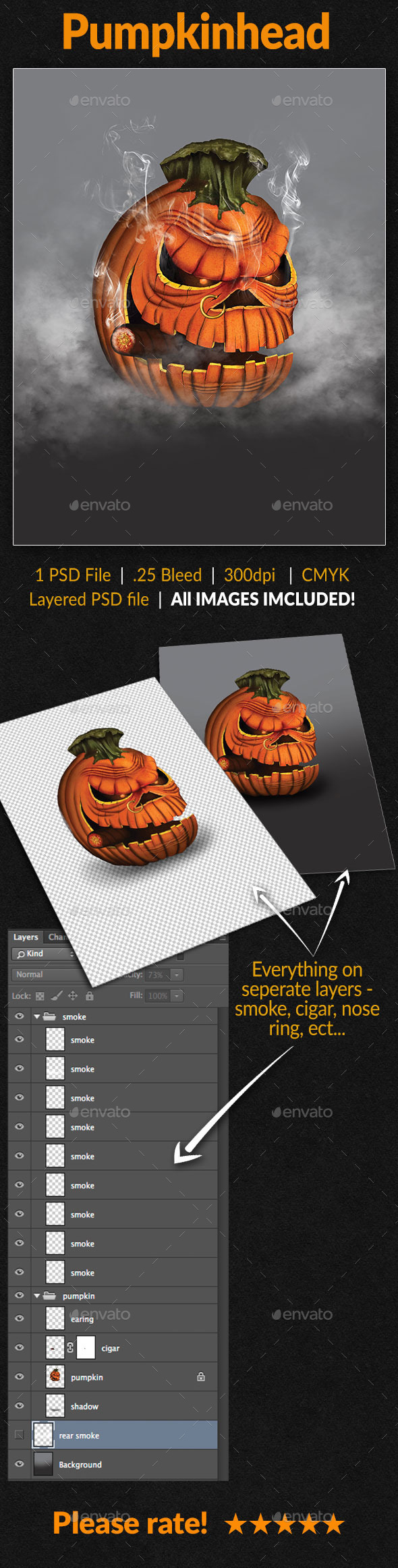 GraphicRiver Pumpkin Head 9107320 GraphicRiver Pumpkin Head 9107320