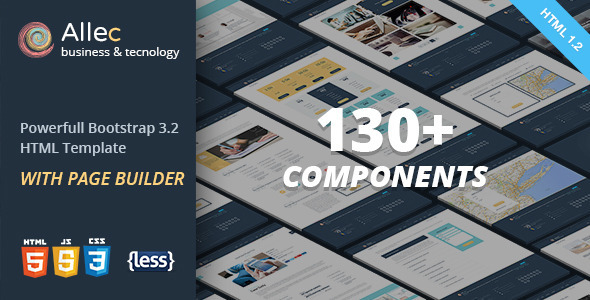 ThemeForest Allec Bootstrap LESS Template with Page Builder 8986248 ThemeForest Allec Bootstrap LESS Template with Page Builder 8986248