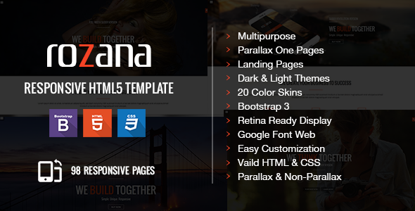 ThemeForest Rozana Multipurpose HTML5 Template 9082584 ThemeForest Rozana Multipurpose HTML5 Template 9082584