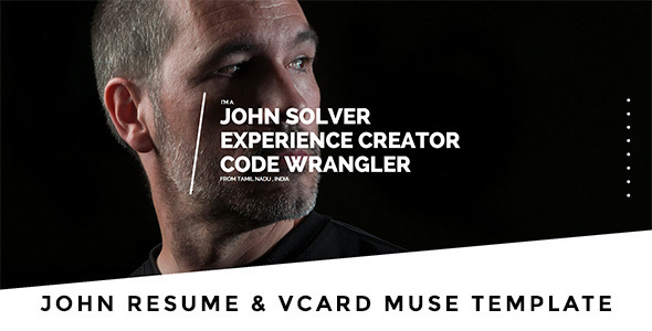 ThemeForest John-Parallax Resume & Vcard Template 9058387 ThemeForest John-Parallax Resume & Vcard Template 9058387