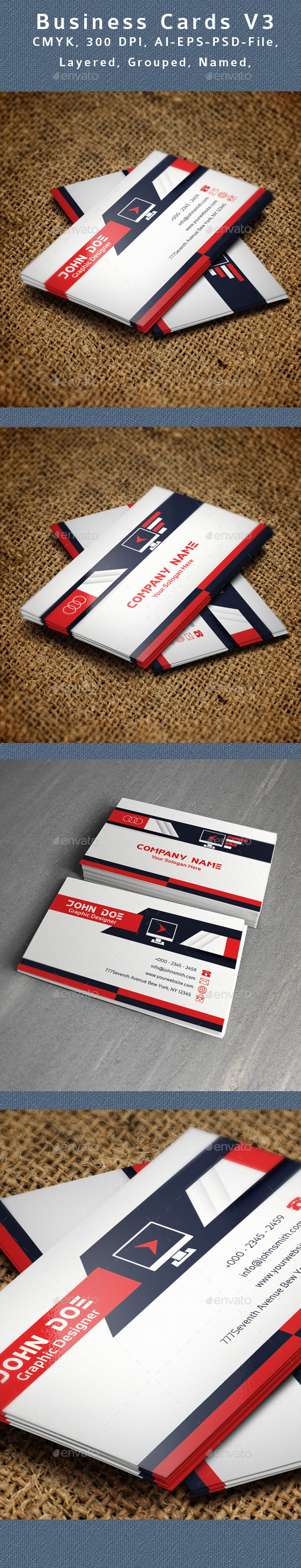 GraphicRiver Creative Business Card V3 9110123 GraphicRiver Creative Business Card V3 9110123
