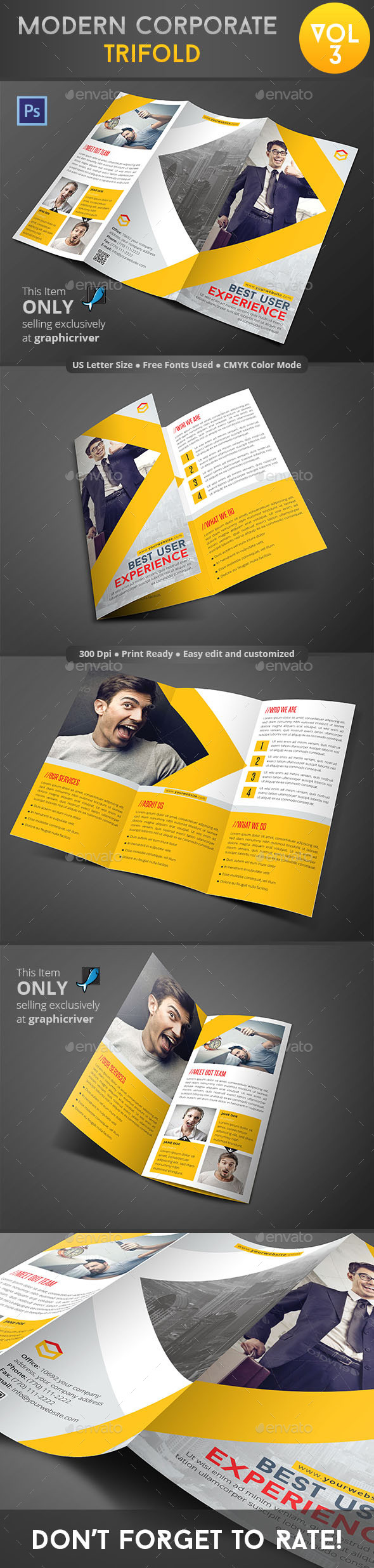 GraphicRiver Modern Corporate Trifold Vol 3 9110236 GraphicRiver Modern Corporate Trifold Vol 3 9110236