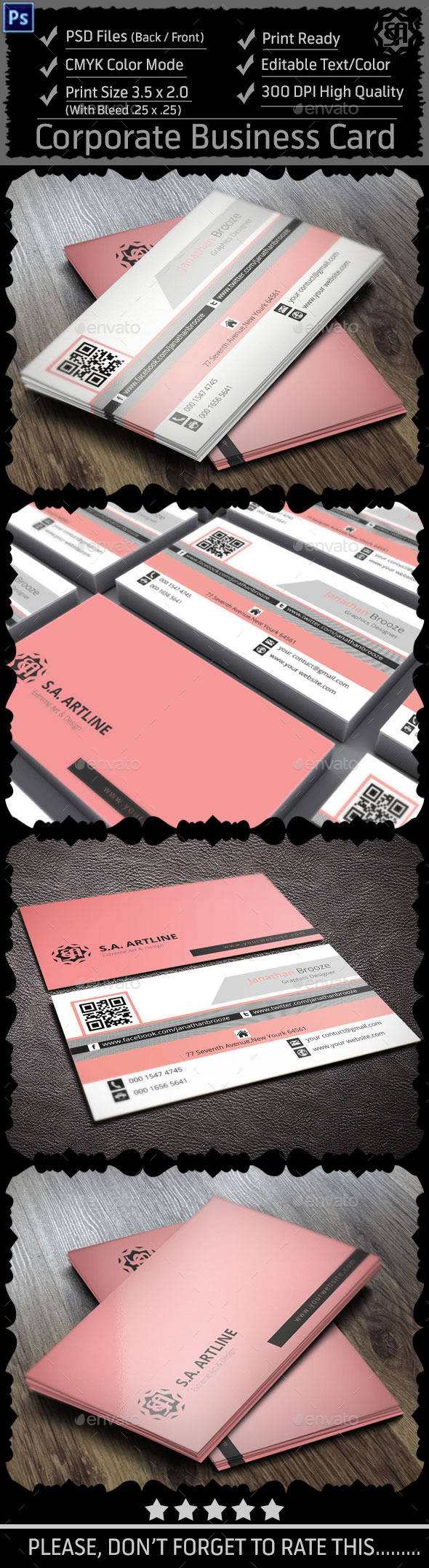 GraphicRiver Modern Corporate Business Card 9112669 GraphicRiver Modern Corporate Business Card 9112669