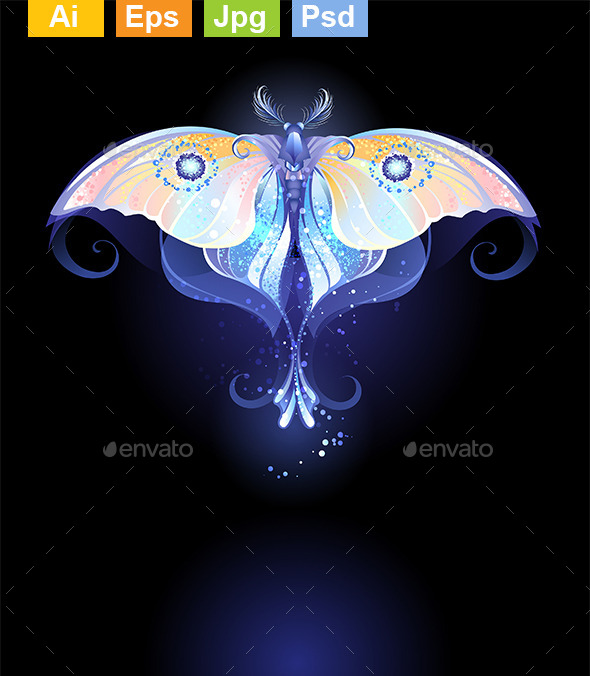 Glowing Butterfly (Decorative)