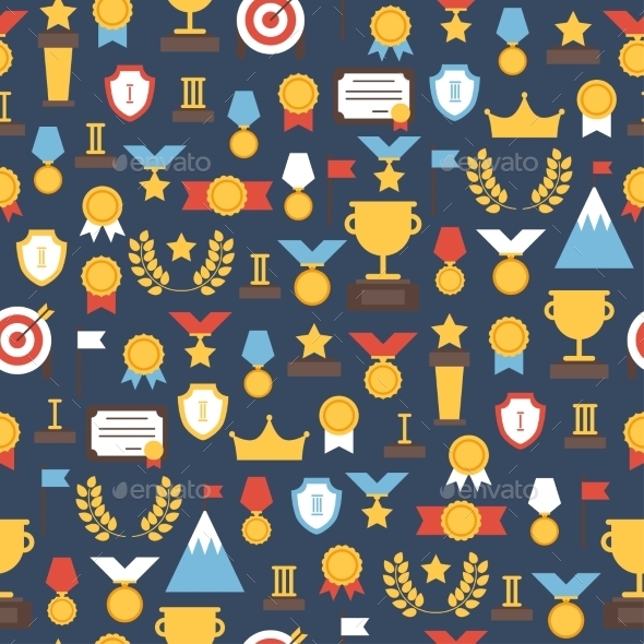 GraphicRiver Seamless Pattern of Award Icons 9117744 GraphicRiver Seamless Pattern of Award Icons 9117744