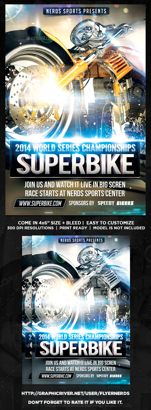 GraphicRiver Superbike Series Flyer 9087606 GraphicRiver Superbike Series Flyer 9087606