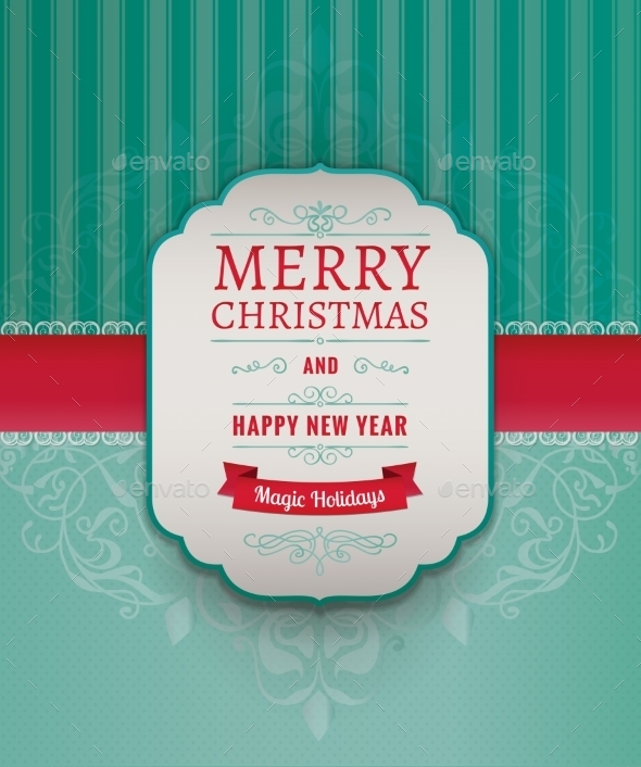 Merry Christmas Greeting Card