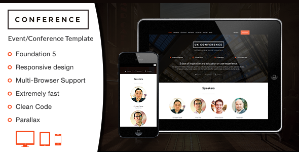 ThemeForest Conference HTML Template 9059578 ThemeForest Conference HTML Template 9059578