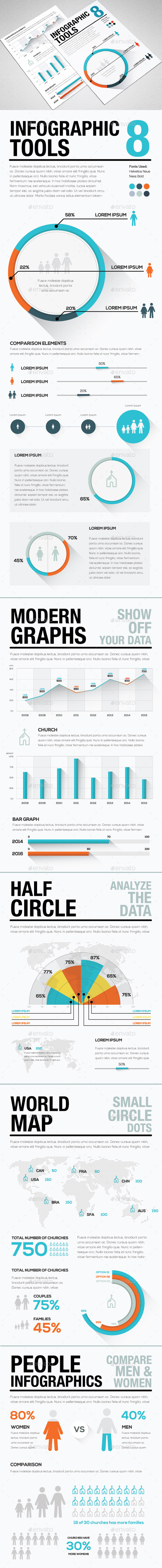 Infographic Tools 8 - People Infographics (Infographics)