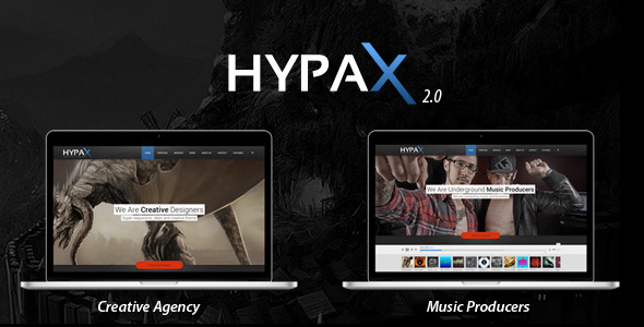 Hypax - One Page Portfolio
