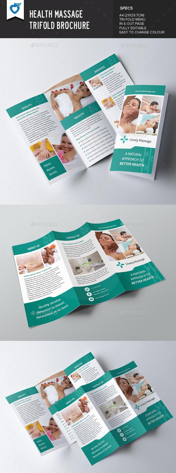 GraphicRiver Health Massage Trifold Brochure 9124689 GraphicRiver Health Massage Trifold Brochure 9124689