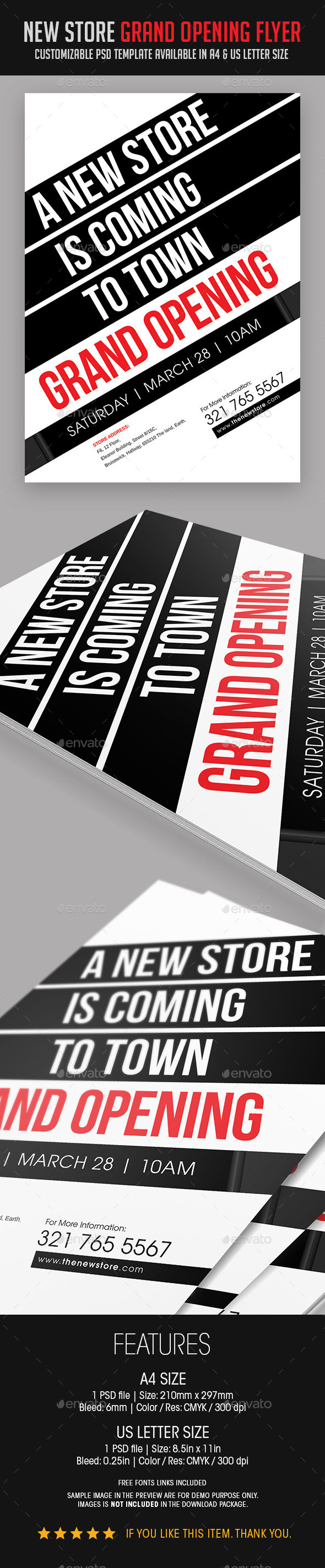 GraphicRiver New Store Grand Opening Flyer 9125719 GraphicRiver New Store Grand Opening Flyer 9125719
