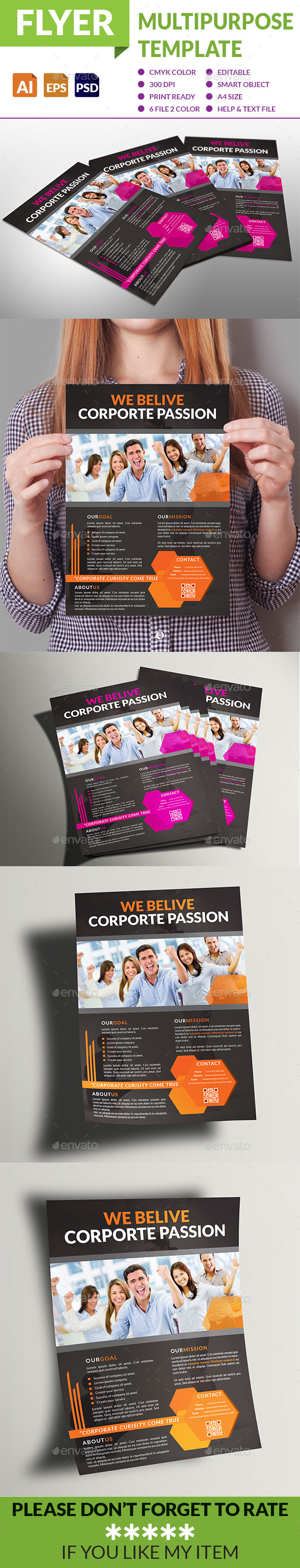 GraphicRiver Multipurpose Business Flyer 9127997 GraphicRiver Multipurpose Business Flyer 9127997