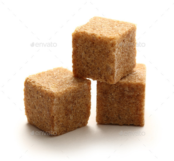 Cane sugar cubes